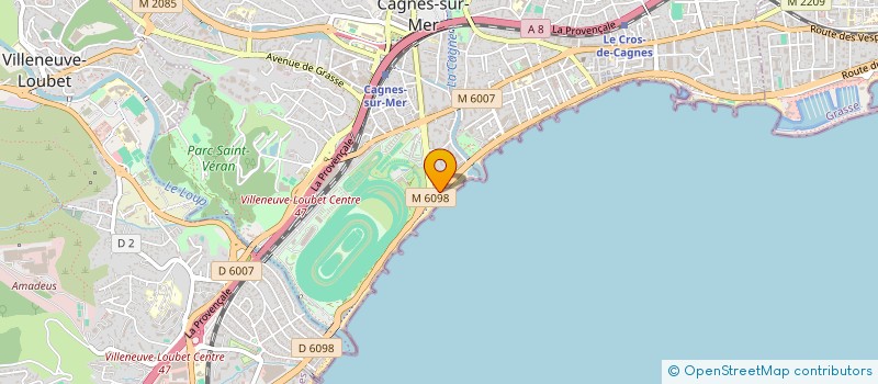 localisation de l'entreprise PRATESE à CAGNES-SUR-MER