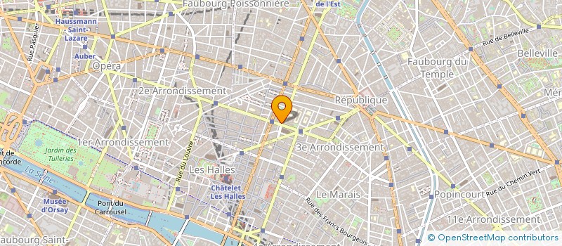 localisation de l'entreprise PRATESI  PARIS