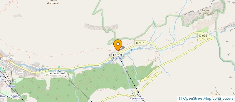 localisation de l'entreprise PRATI.COSTERG.FAMILY  VAL-D'ISERE