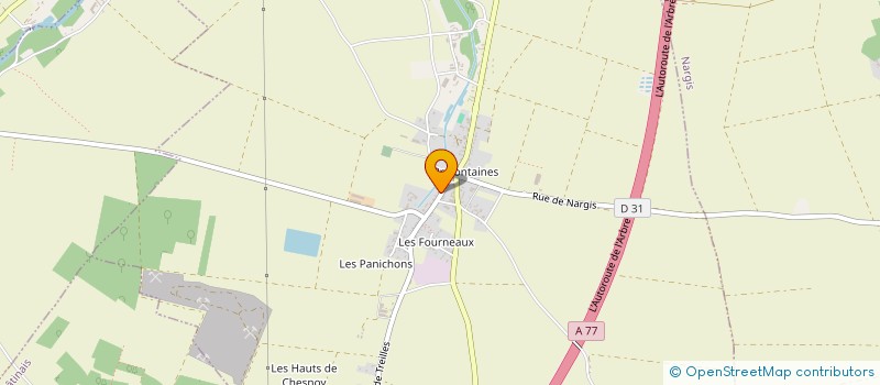 localisation de l'entreprise PRATI'PIZZA à PREFONTAINES