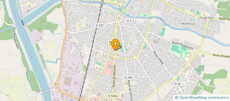 localisation de l'entreprise PRATIC CONCEPT à MONTELIMAR