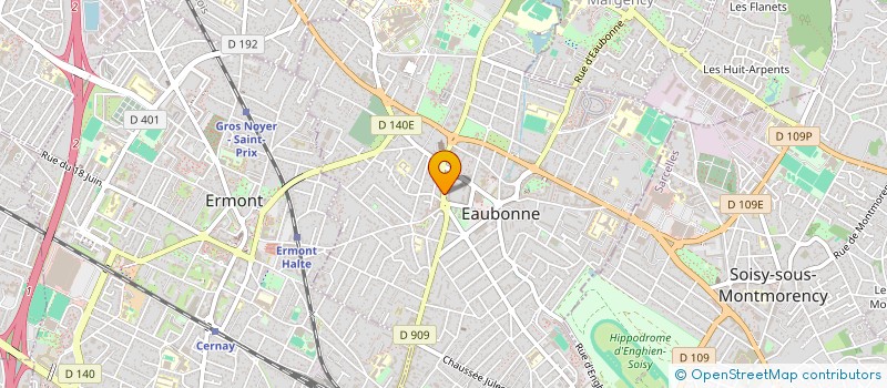 localisation de l'entreprise PRATIC SPORT à EAUBONNE