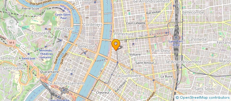 localisation de l'entreprise PRATICO-PRATIQUES  LYON