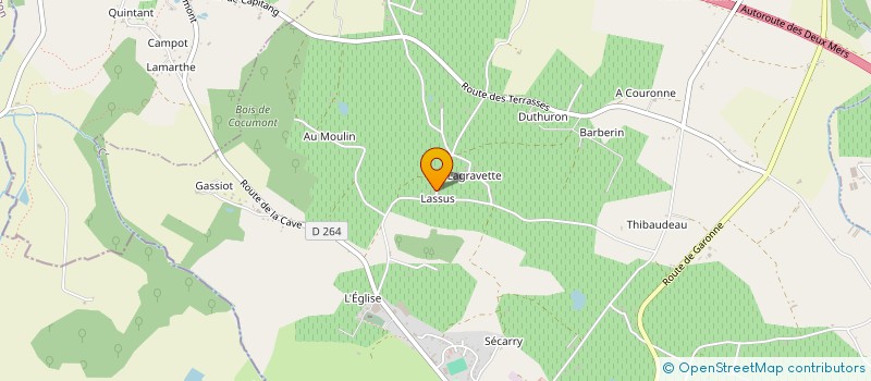 localisation de l'entreprise PRATICUISINE SARL à COCUMONT
