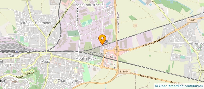 localisation de l'entreprise PRATIK AUTO BY CARTE GRISE INSTANTANEE à LAON