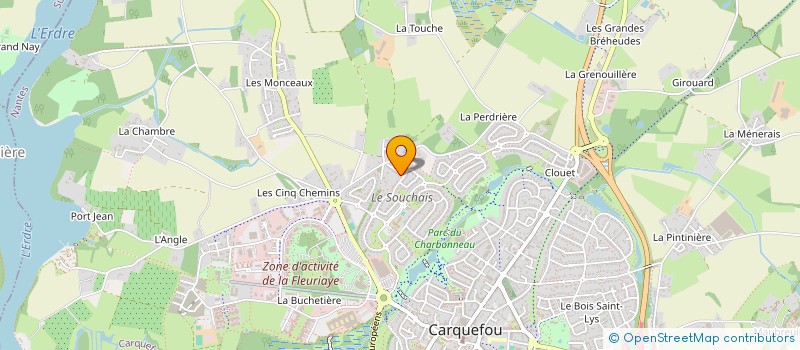 localisation de l'entreprise PRATIKIMMO  CARQUEFOU