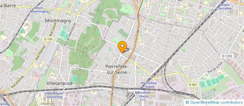 localisation de l'entreprise PRATIQUE à PIERREFITTE-SUR-SEINE