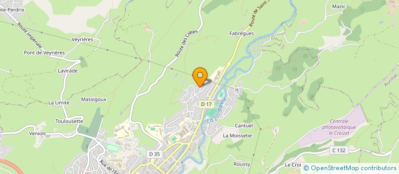 localisation de l'entreprise PRATIQUER LE YOGA A AURILLAC à AURILLAC
