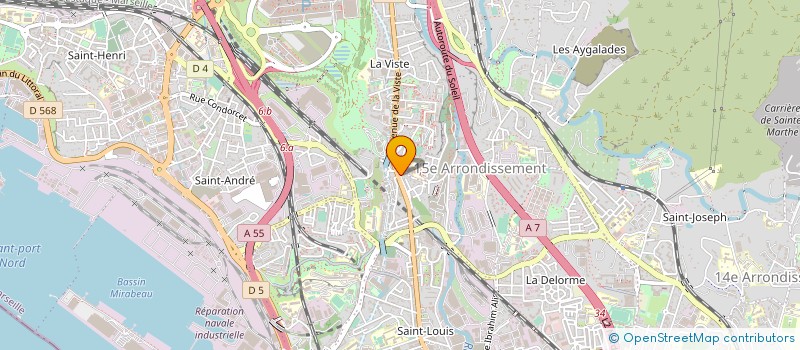 localisation de l'entreprise PRATO MEUBLES à MARSEILLE