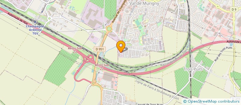 localisation de l'entreprise PRATS ET BONANY  REIMS