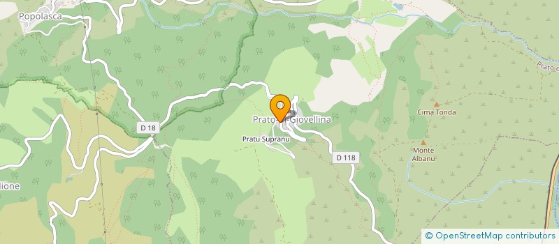 localisation de l'entreprise PRATU NOSTRU à PRATO DI GIOVELLINA