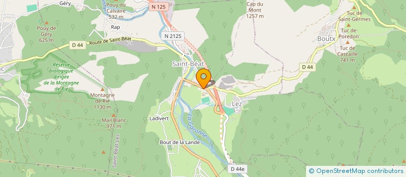 localisation de l'entreprise PRATVIEL GALLICE CHIROPRAXIE  SAINT-BEAT-LEZ