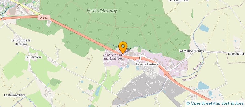 localisation de l'entreprise PRAUD MATERIEL à AIZENAY