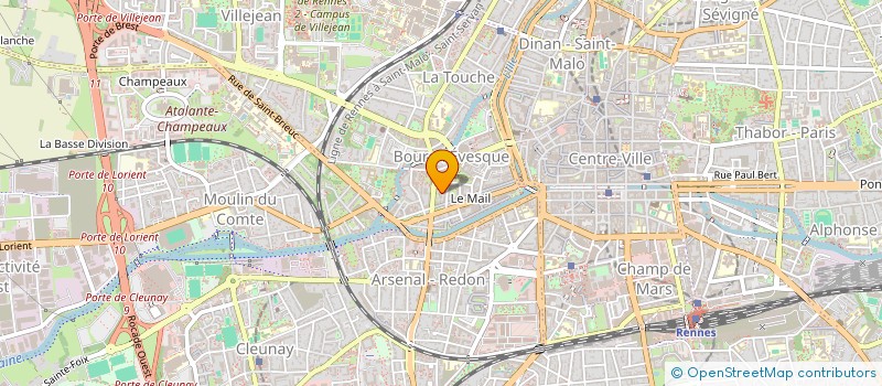 localisation de l'entreprise PRAUDLAVILLE  RENNES