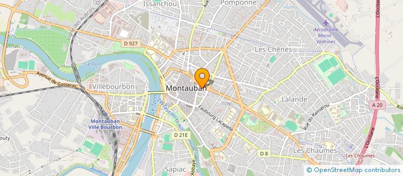 localisation de l'entreprise PRAX COIF  MONTAUBAN