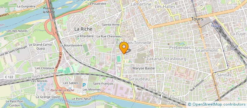 localisation de l'entreprise PRAXEO  TOURS