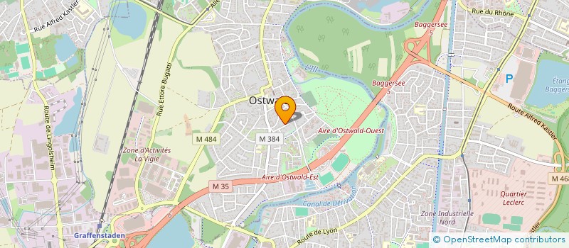 localisation de l'entreprise PRAXEOCONSULTING  LINGOLSHEIM