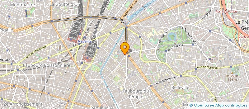 localisation de l'entreprise PRAXIEL à PARIS