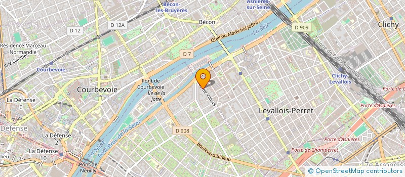 localisation de l'entreprise PRAXIMMO à NEUILLY-SUR-SEINE