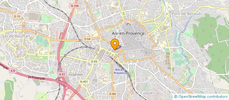 localisation de l'entreprise PRAXIS à AIX-EN-PROVENCE