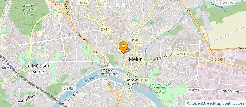 localisation de l'entreprise PRAXIS à MELUN