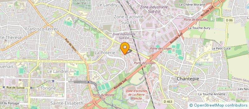localisation de l'entreprise PRAXIS DEVELOPPEMENT à RENNES