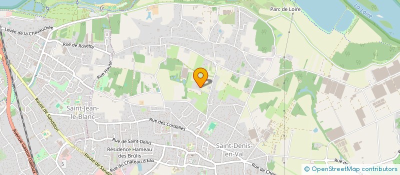 localisation de l'entreprise PRAXIS FORMATION  SAINT-DENIS-EN-VAL
