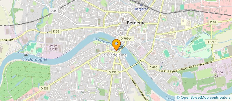 localisation de l'entreprise PRAXIS HUB à BERGERAC