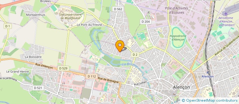 localisation de l'entreprise PRAXIS PROGRESSUS à ALENCON