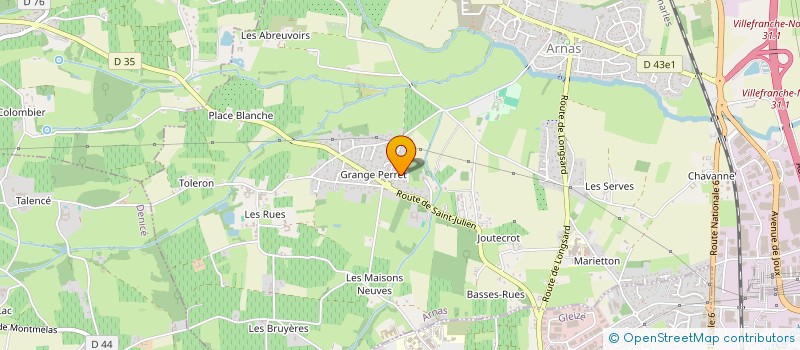 localisation de l'entreprise PRAXIS SPS à ARNAS