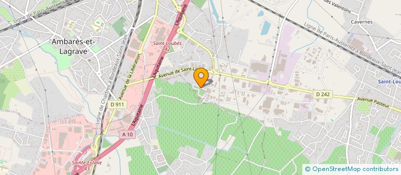 localisation de l'entreprise PRAXISS à AMBARES-ET-LAGRAVE
