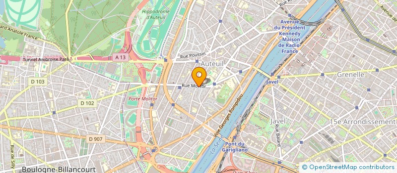 localisation de l'entreprise PRAXISS SAS  PARIS