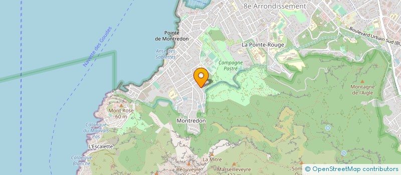localisation de l'entreprise PRAXITEL à MARSEILLE
