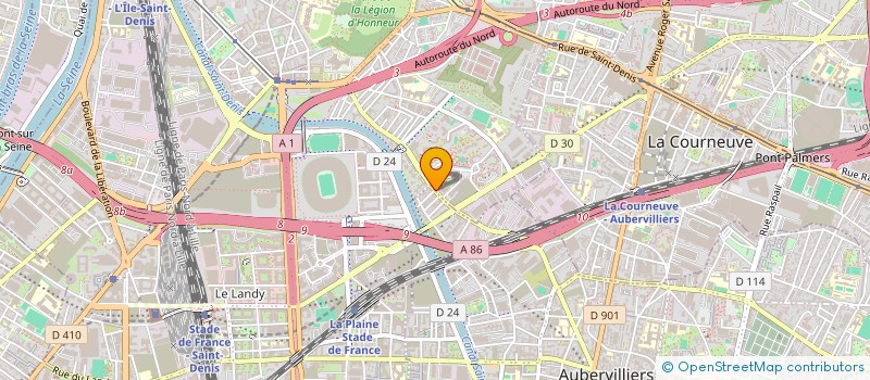 localisation de l'entreprise PRAXSYS à SAINT-DENIS