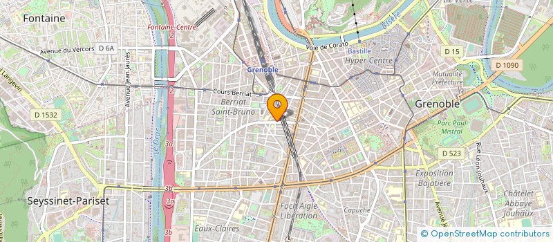 localisation de l'entreprise PRAXXIS HABITAT à GRENOBLE