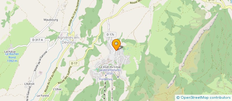 localisation de l'entreprise PRAYAU  DEVOLUY