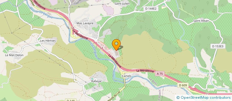 localisation de l'entreprise PRAZAC à LE BOSC