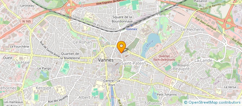 localisation de l'entreprise PRAZERAL à VANNES