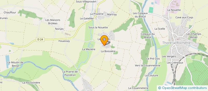 localisation de l'entreprise PRAZIMMO  LUNAY