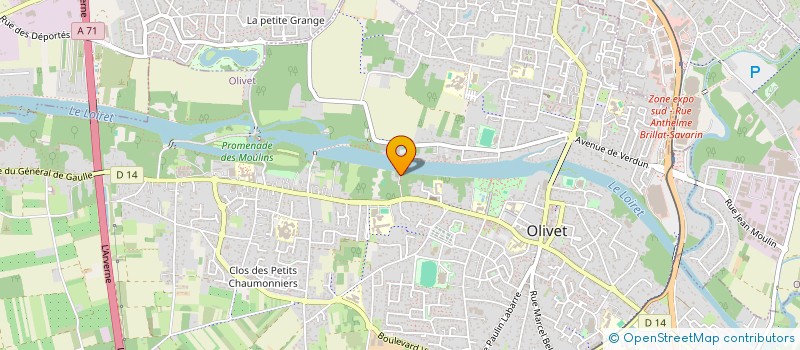 localisation de l'entreprise PRAZUCK IMMOBILIER à OLIVET