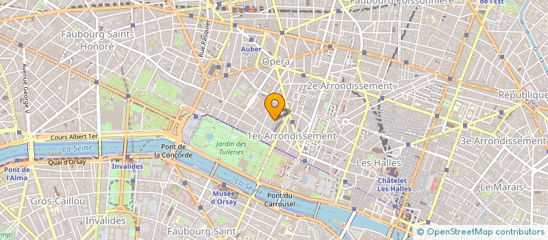 localisation de l'entreprise PRAZZI à PARIS