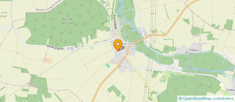 localisation de l'entreprise PRB DIFFUSION à VILLECERF