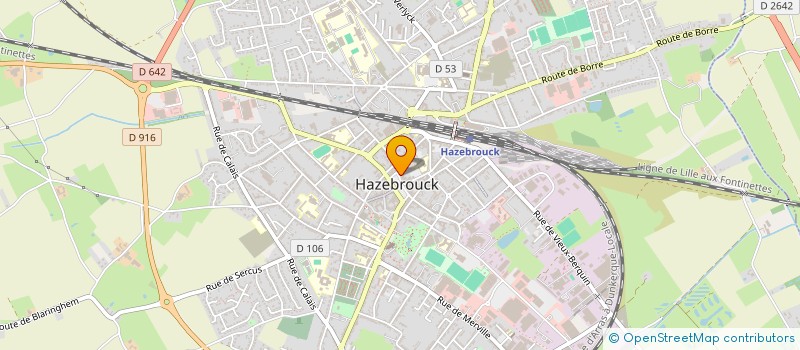 localisation de l'entreprise PRB EXPLOIT  HAZEBROUCK
