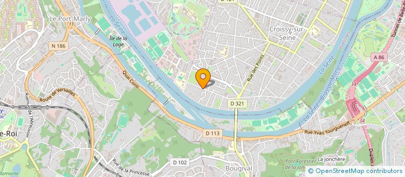 localisation de l'entreprise PRB IMMOBILIER  CROISSY-SUR-SEINE