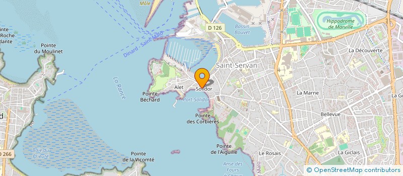 localisation de l'entreprise PRB INVESTISSEMENTS  SAINT-MALO
