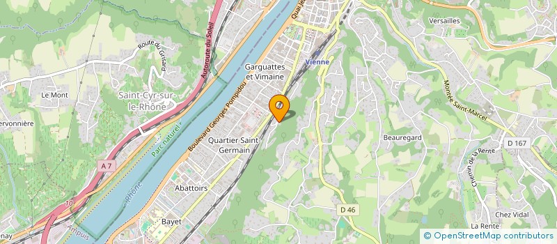 localisation de l'entreprise PRB RENOVATION  VIENNE