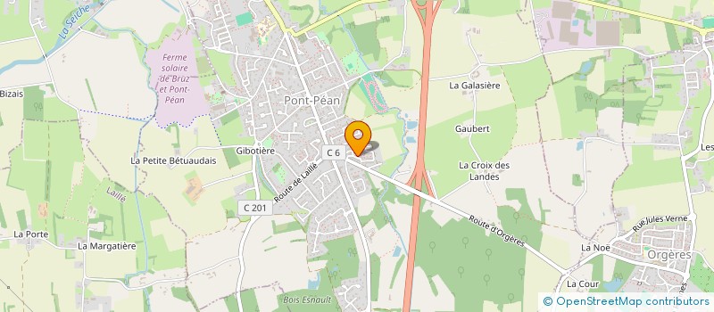 localisation de l'entreprise PRBS  PONT-PEAN