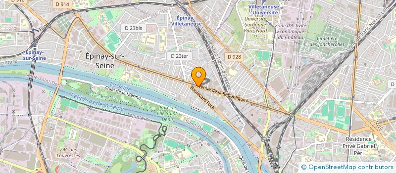 localisation de l'entreprise PRC à EPINAY-SUR-SEINE