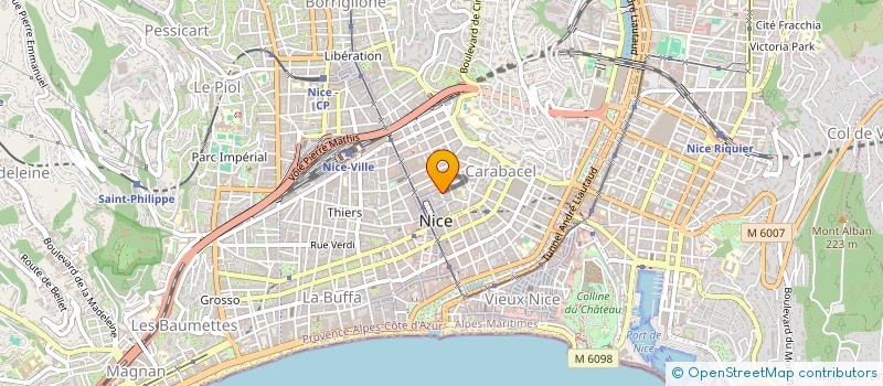 localisation de l'entreprise PRC AVOCAT  NICE