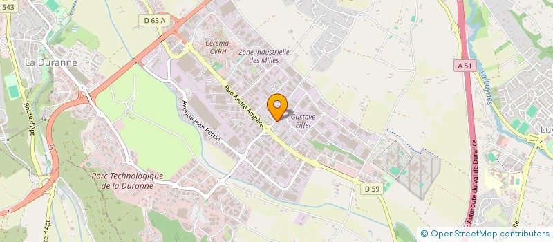 localisation de l'entreprise PRC BATI  AIX-EN-PROVENCE